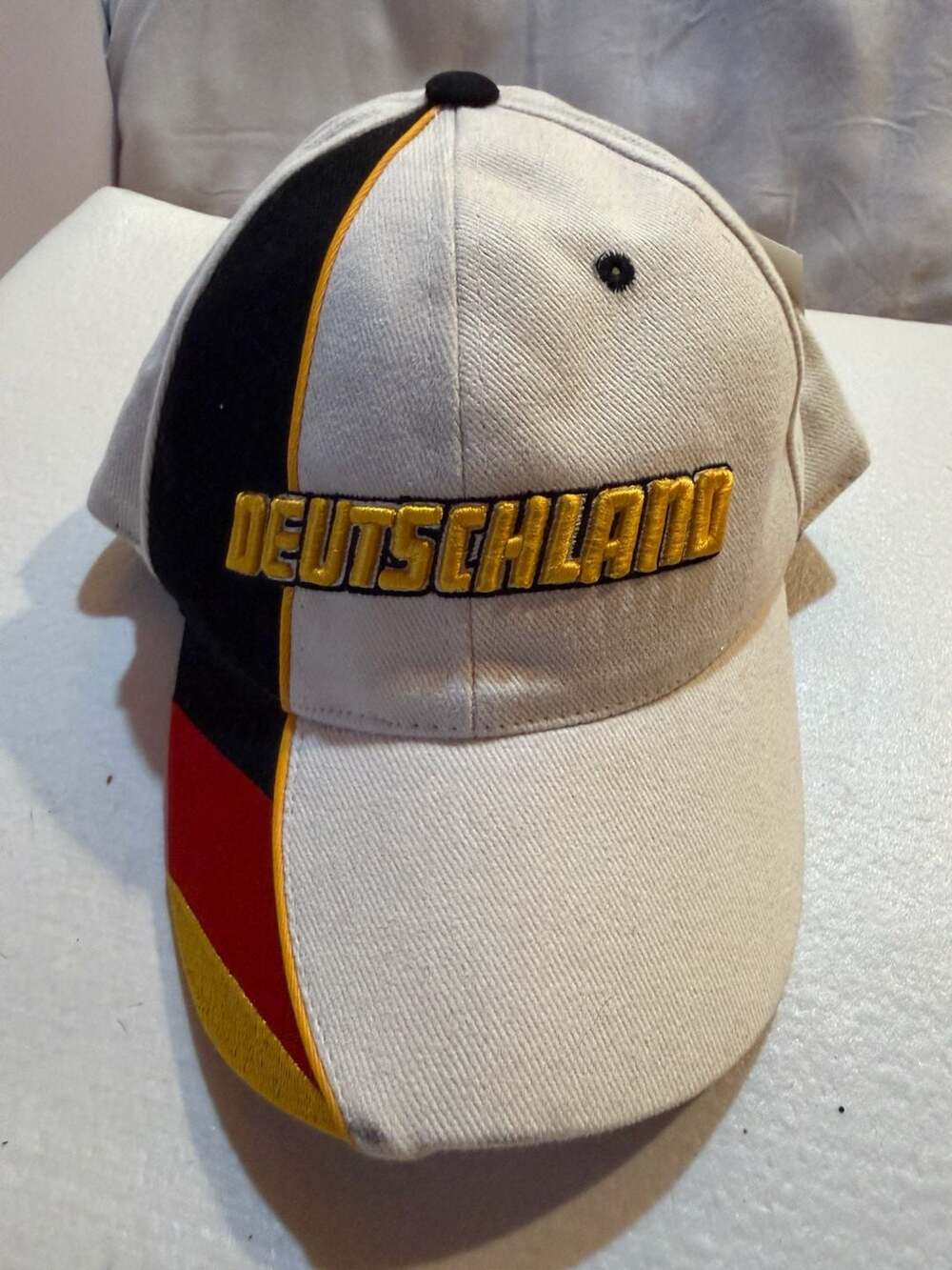 Myrtle Beach Deutschland Flag Cap One Size White Cotton Baseball Hat